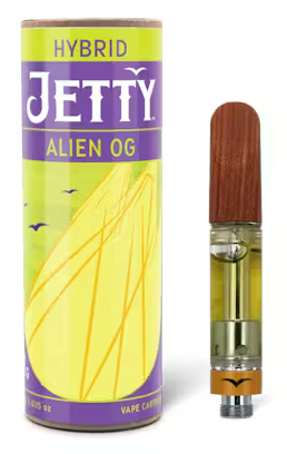 Photograph of product: Alien OG Vape Cartridge | Hybrid | JETTY