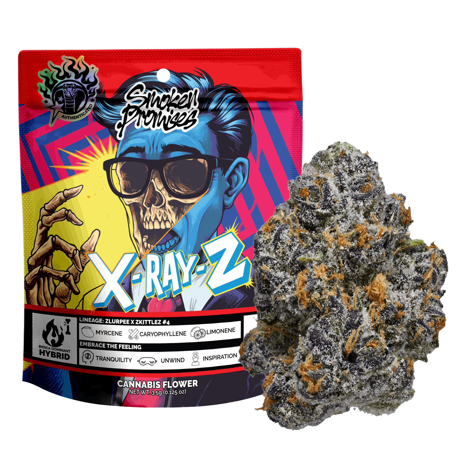 Photograph of product: Smoken Promises | X-Ray-Z | 3.5g