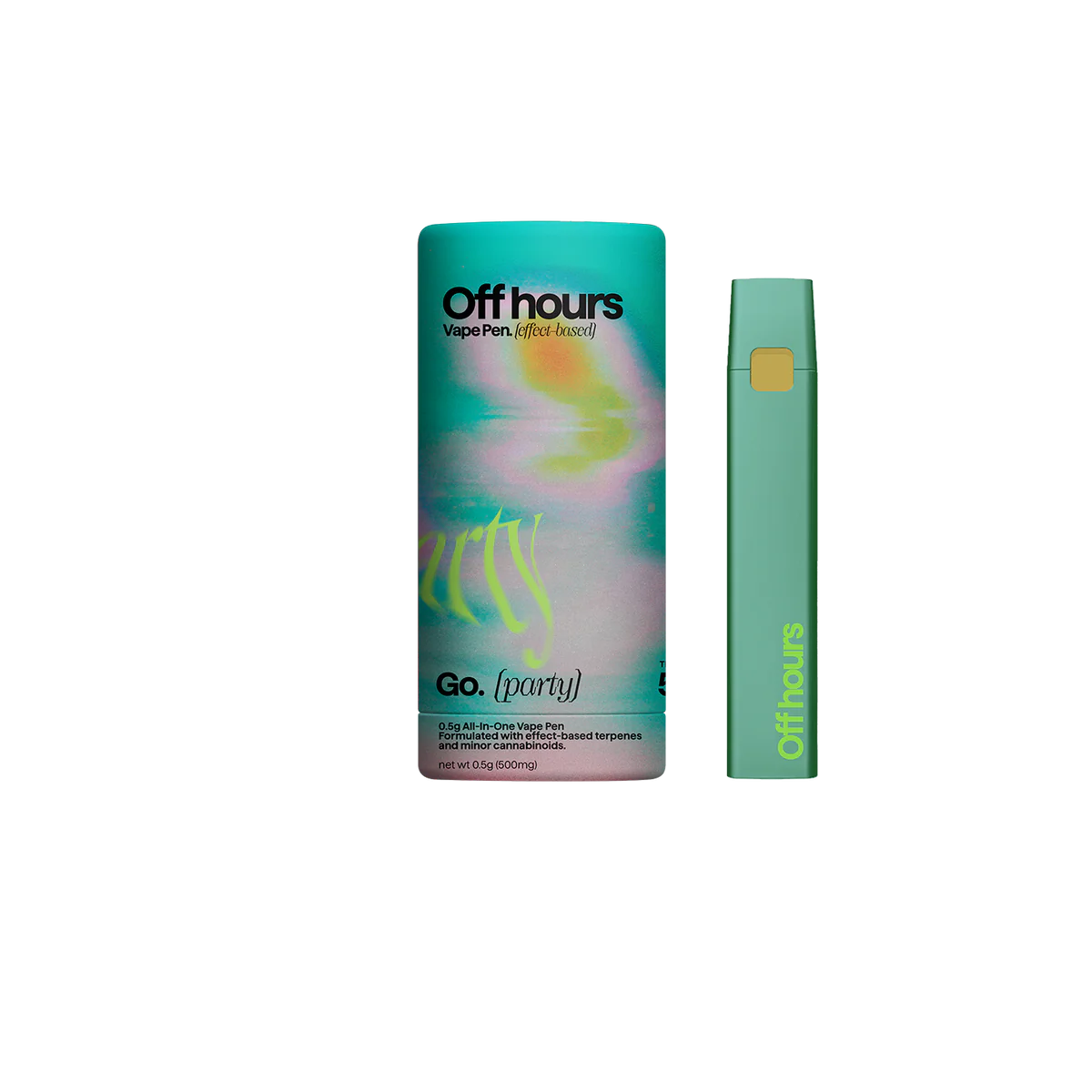 Photograph of product: Offhours Vapes Go [Party] 76% TH-oui AIO .5g