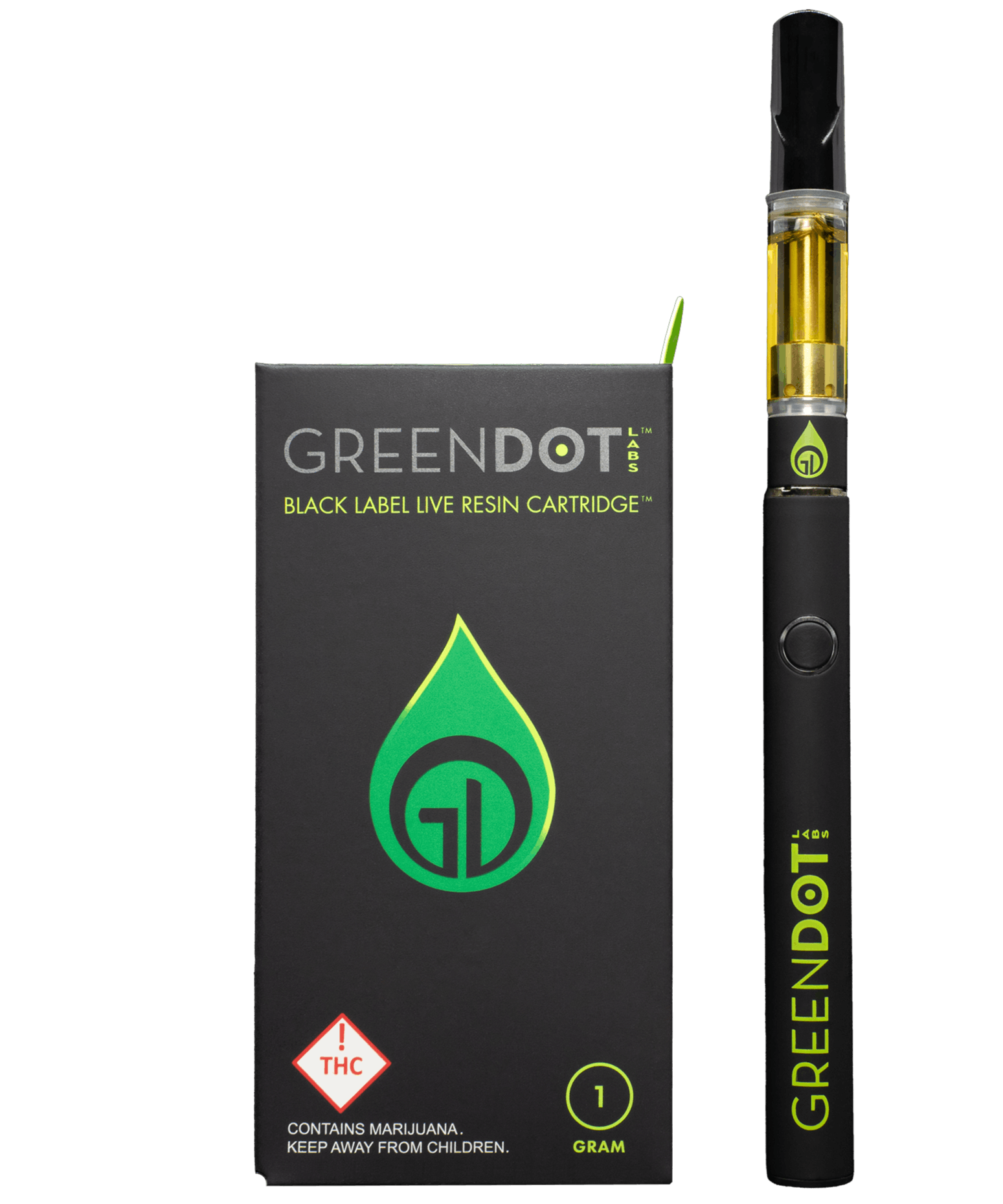 Photograph of product: Green Dot Labs - Bicycle Day 1g Live Resin Cart