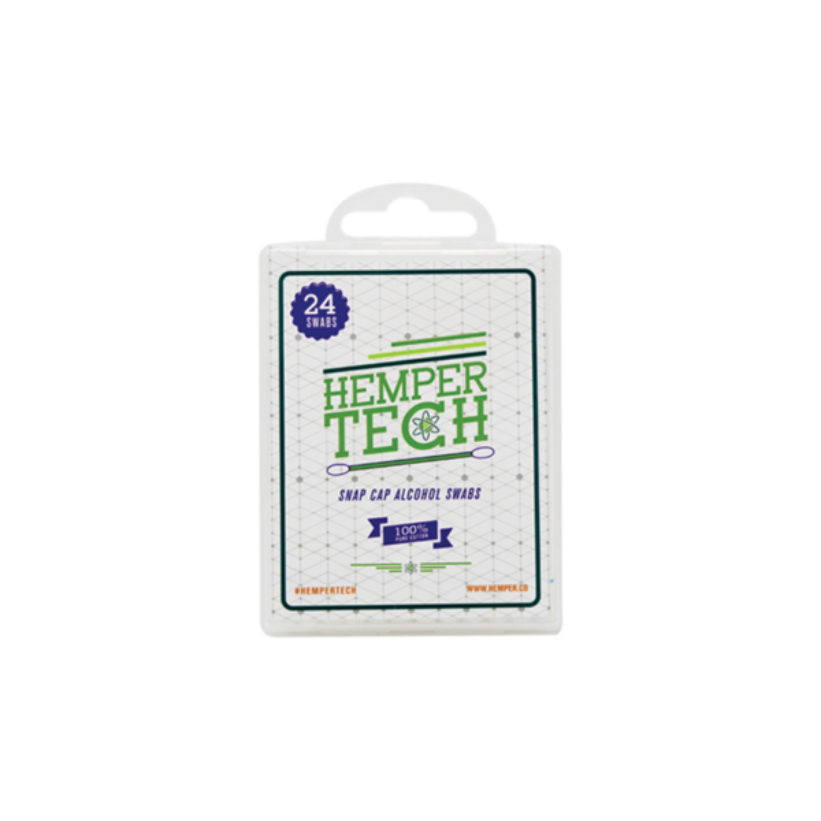 Photograph of product: Hemper Tech SnapCap Alchohol Swabs