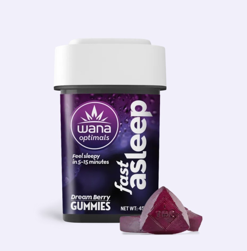 Photograph of product: Optimals Fast Asleep - 100mg - 10 Pack Edibles - Adult Use