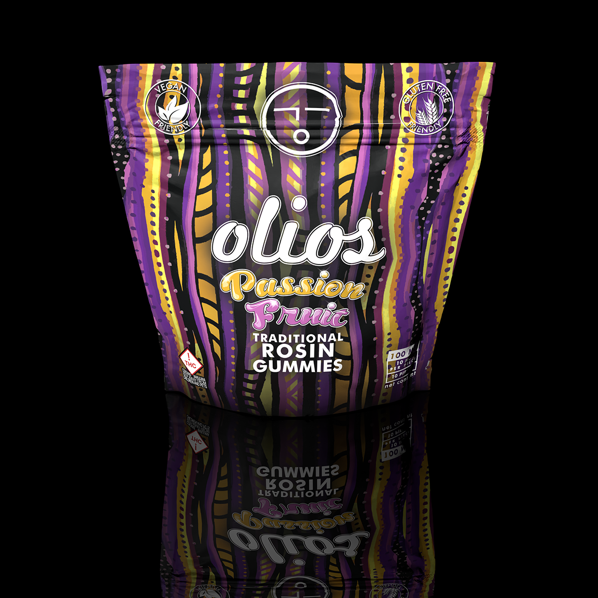 Photograph of product: Olio - Passionfruit Gummies