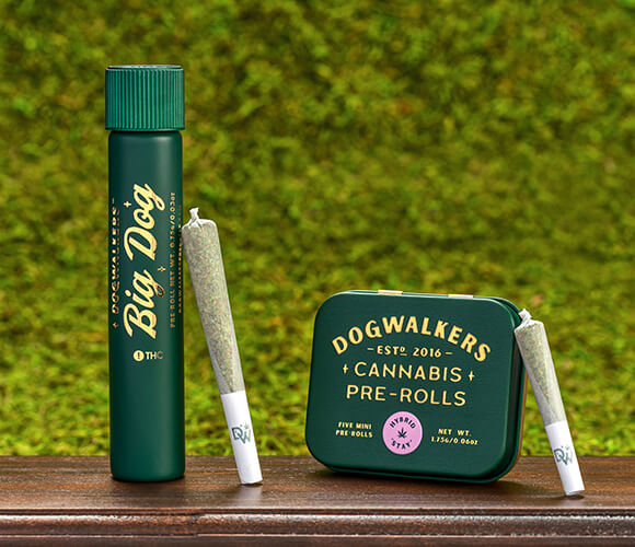 Photograph of product: Dogwalkers Big Dogs White Durban Single Pre Roll