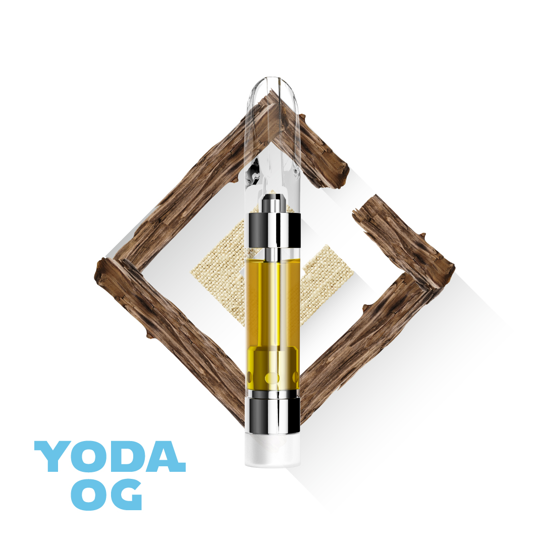 Photograph of product: Cartridge | Crystal Clear | Yoda OG [Distillate] | .5g