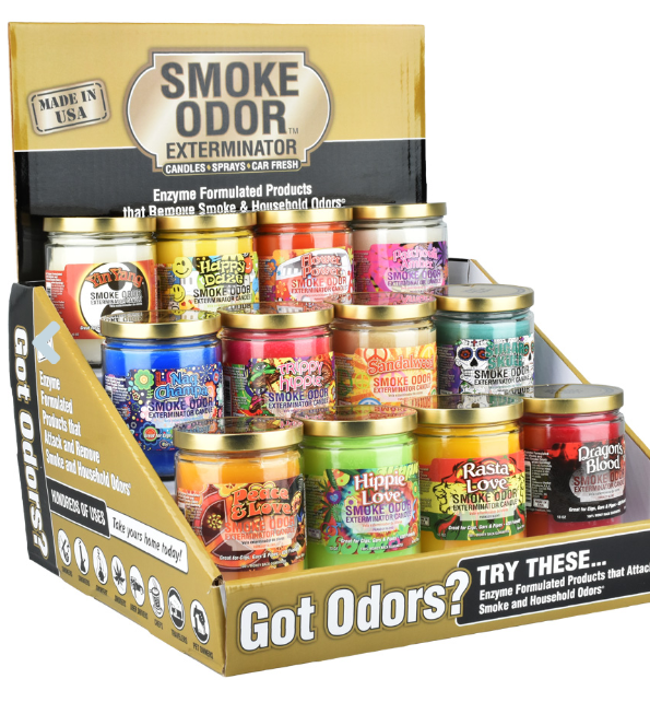 Photograph of product: Smoke Odor Exterminator Candle | 13oz Assorted Scents