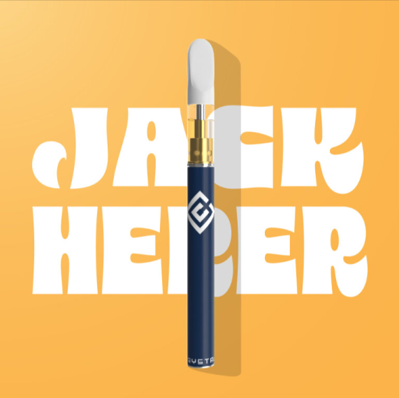 Photograph of product: Disposable Cartridge - Crystal Clear Classic - Jack Herer (S) - 0.5g