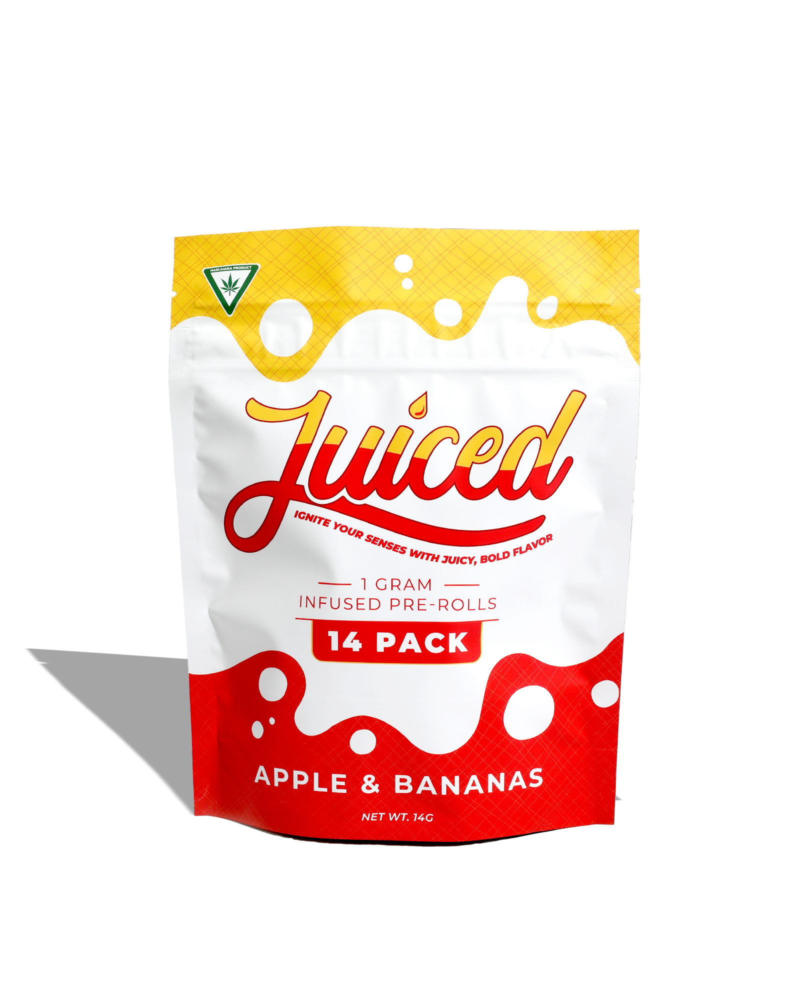 Photograph of Product: Apples & Bananas Infused Preroll 14-pack