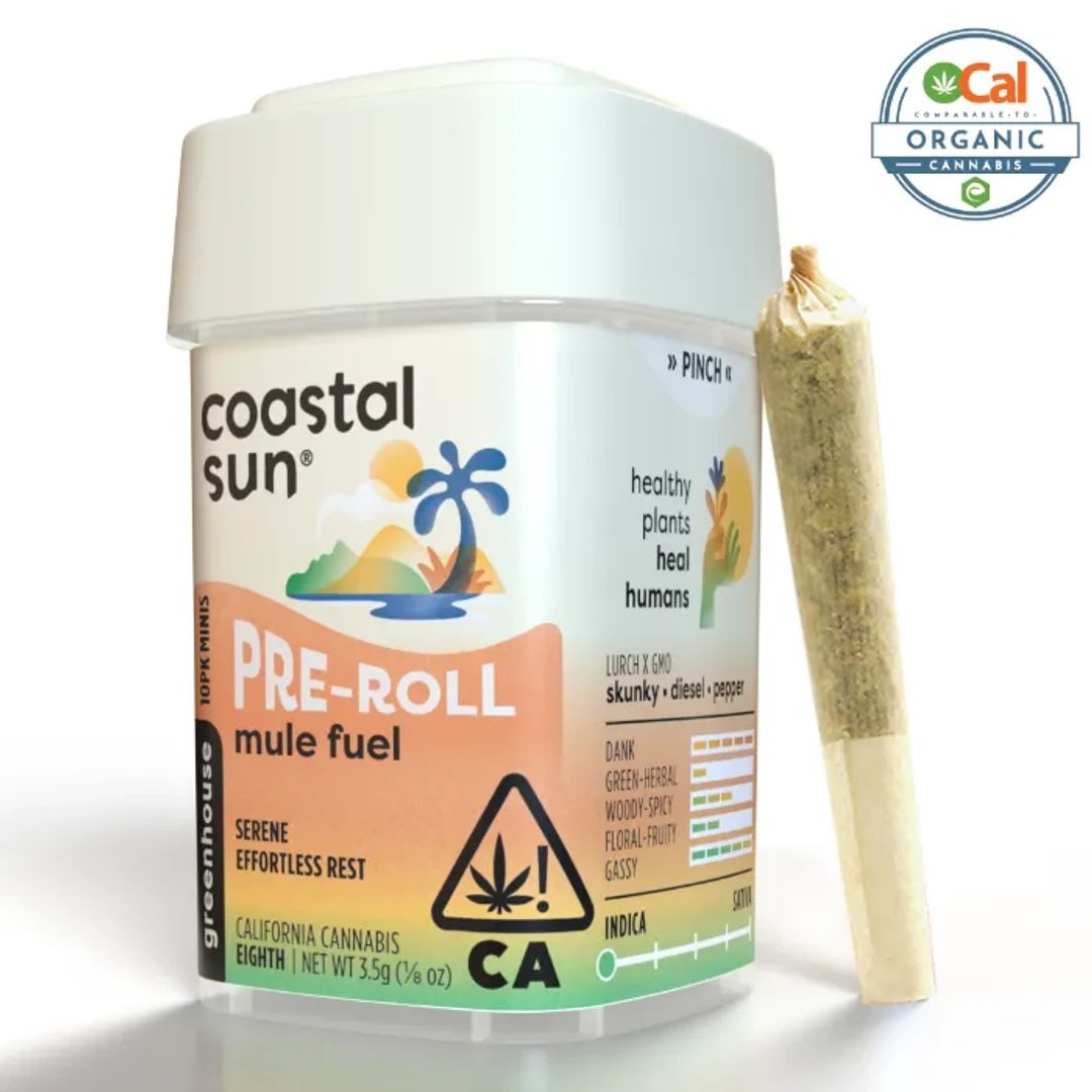 Photograph of product: Mule Fuel Preroll (10pk) - 3.5g