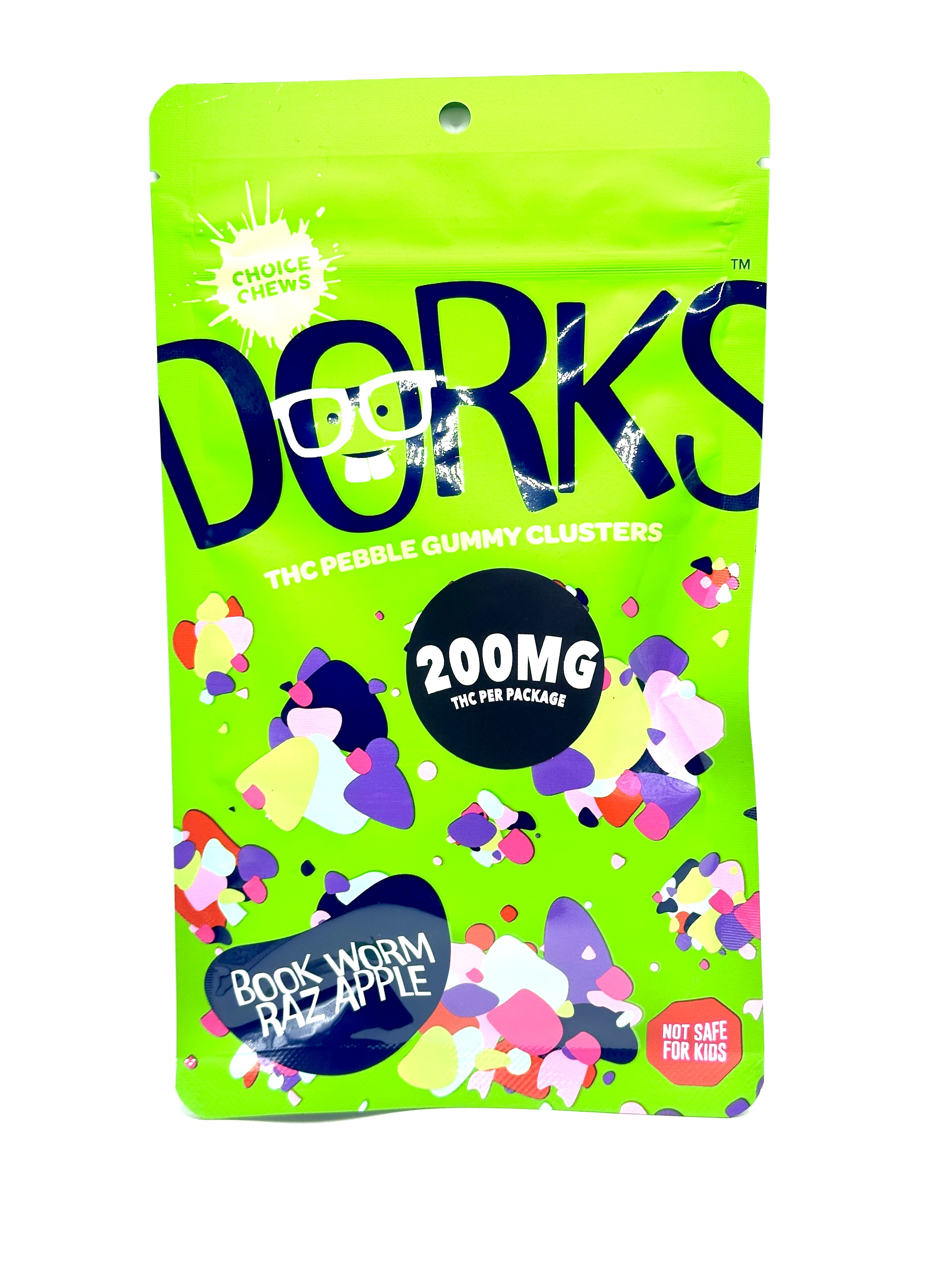 Photograph of product: Book Worm Raz Apple Gummies | 200mg