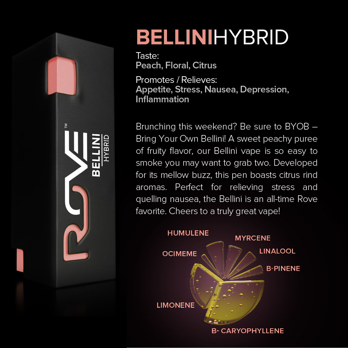 Photograph of product: Bellini - 1G Distillate Vape  (TAX INCLUDED)