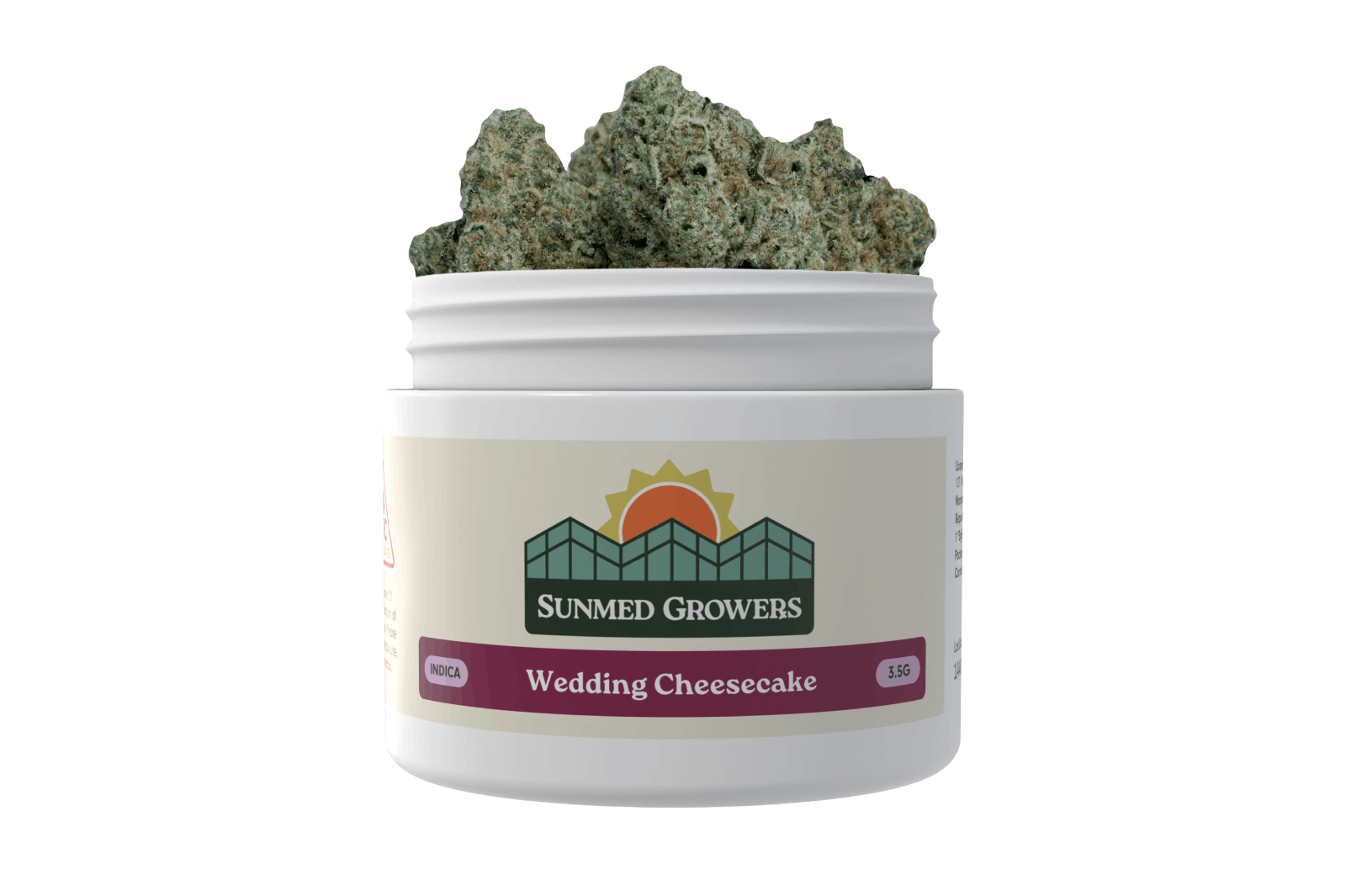 Photograph of product: SunMed Wedding Cheesecake - 3.5g