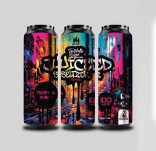 Photograph of product: JUICED- Tropical Punch 16 oz drink (100 mg TH-oui)