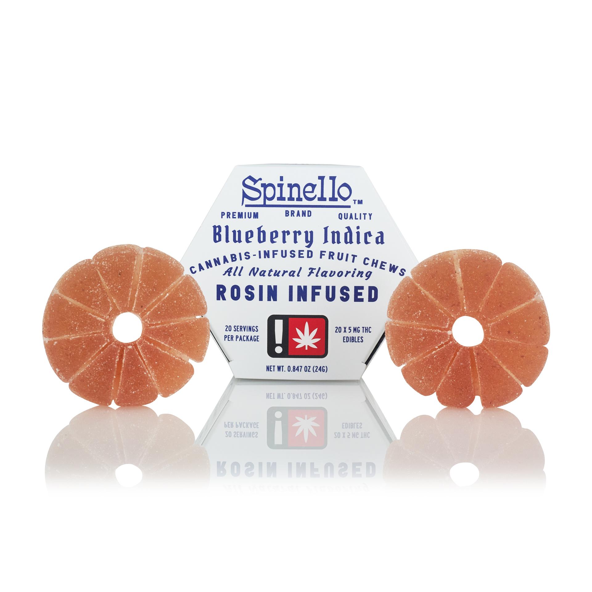 Photograph of product: Spinello - Blueberry Solventless Rosin 2pk Gummies (I)