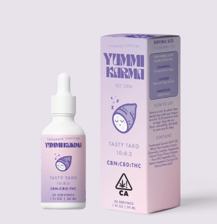 Photograph of Product: YUMMI KARMA | TASTY TARO (I) | 10CBN:8CBD:2THC | RATIO TINCTURE