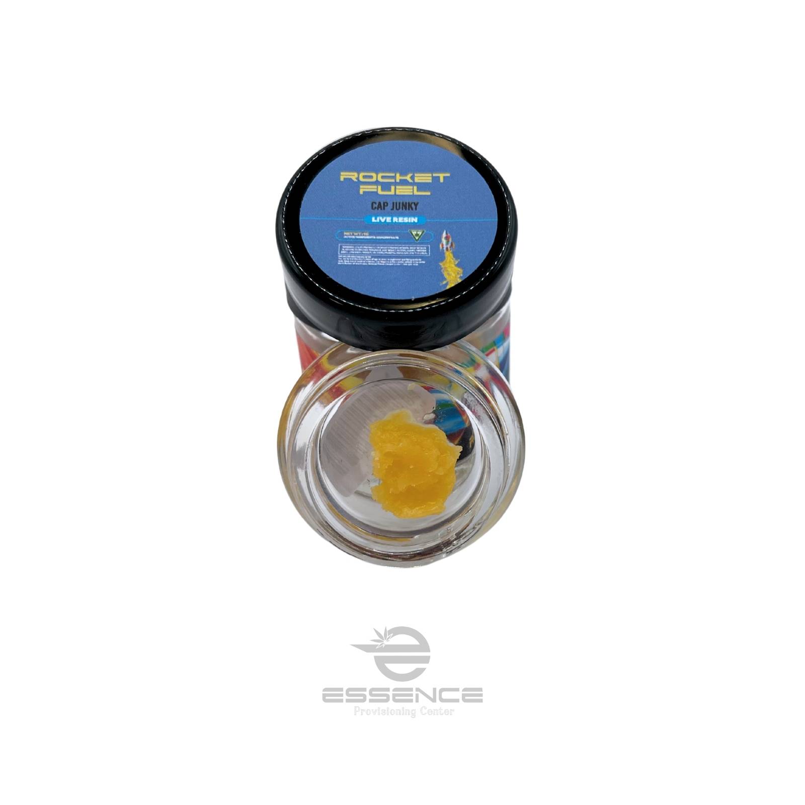 Photograph of product: Rocket Fuel - Live Resin - Cap Junky