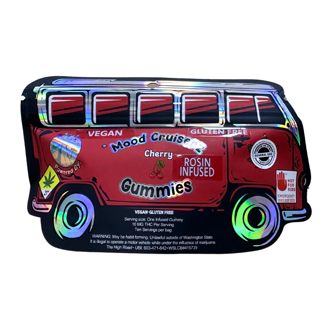 Photograph of product: Cherry 10pk Rosin Gummies (Mood Cruiser)