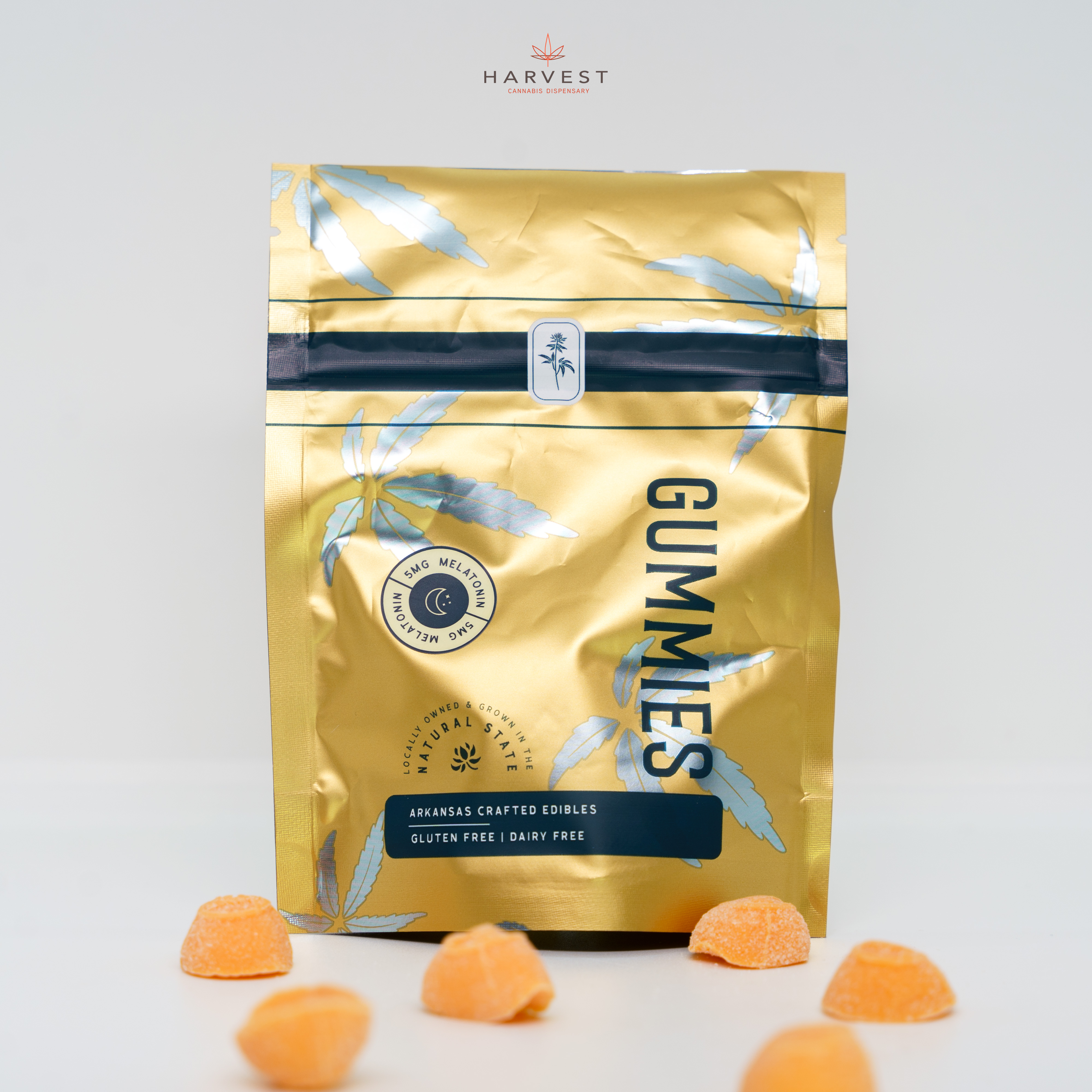 Photograph of product: 2:1 20mg Dreamsicle Bites + Melatonin - Hybrid (NSM) - Gummy