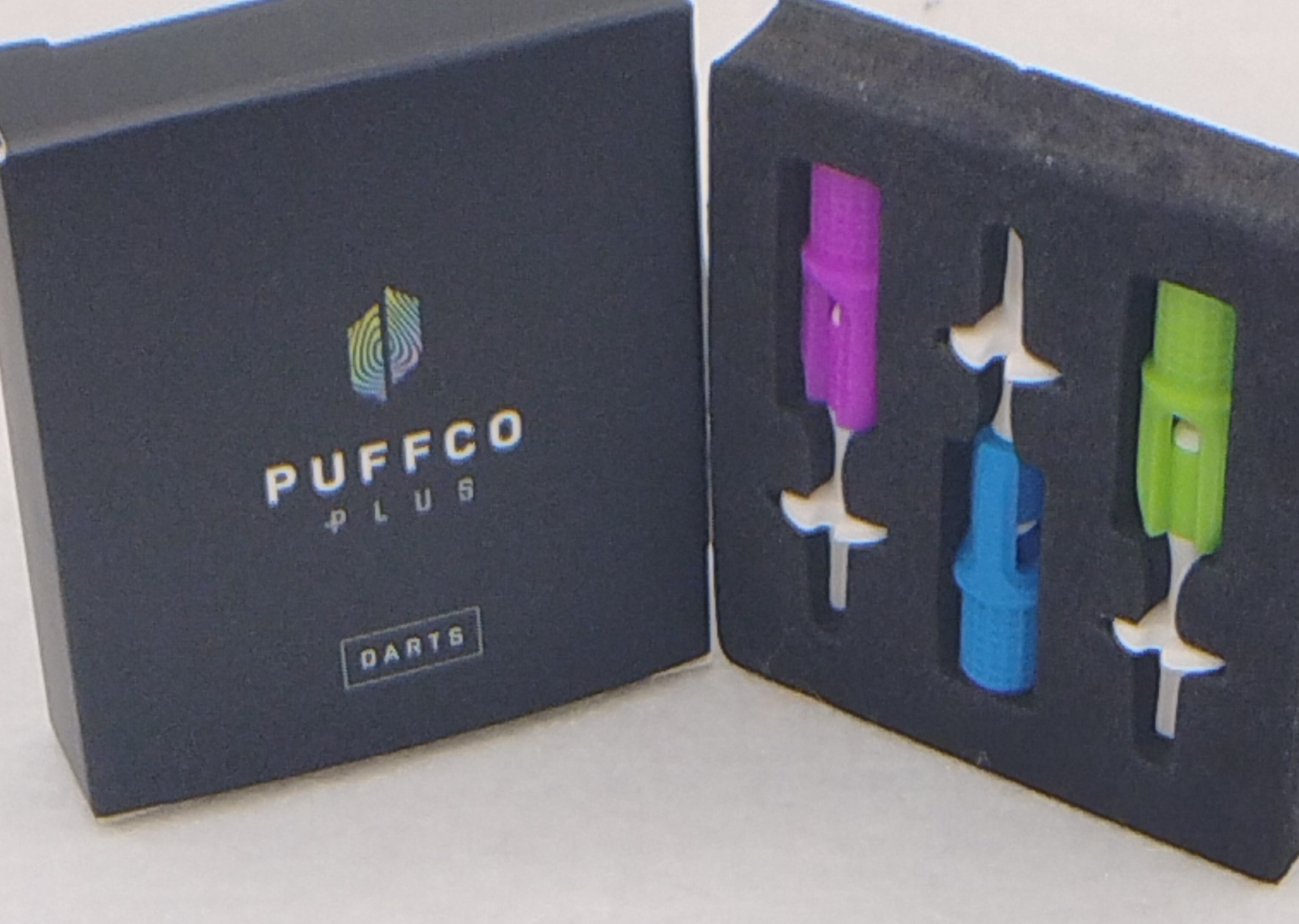 Photograph of product: Puffco PLUS darts - "Vision" color- 3 pack - EACH
