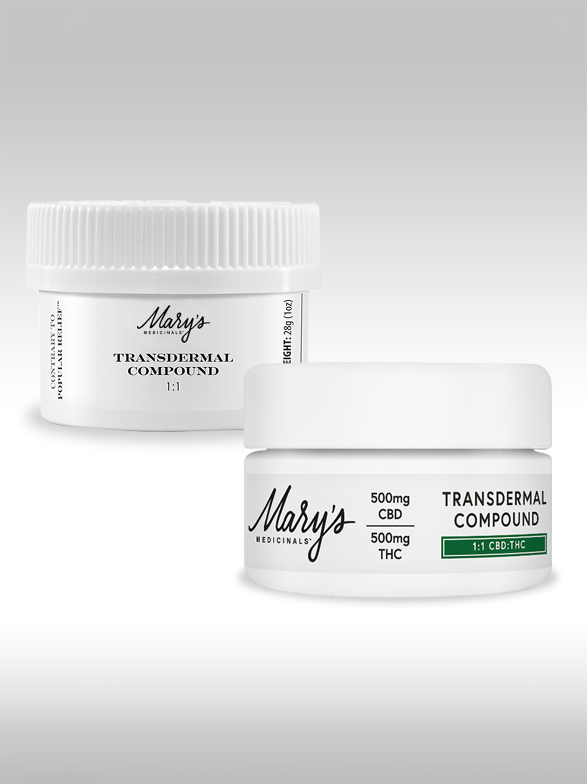 Photograph of product: [MARY'S MEDICINALS] CBD:TH-oui TRANSDERMAL COMPOUND - CBD:TH-oui - 500MG:500MG - RELIEF