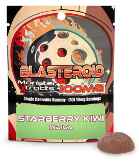 Photograph of product: Blasteroid - StarBerry Kiwi - 100mg Single Gummy
