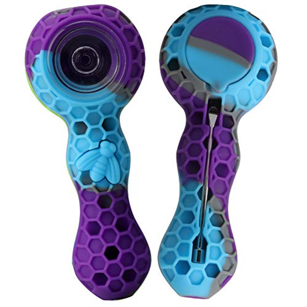 Photograph of product: Silbee Silicone Honeycomb Spoon Pipe