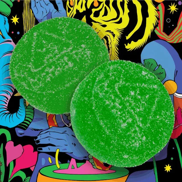 Photograph of product: Sapra | Amped Up Apple | 100mg Gummies | 20 Pack