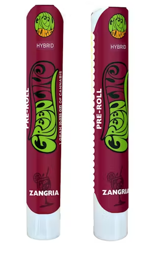 Photograph of product: GREENLINE ZANGRIA 1G PREROLL