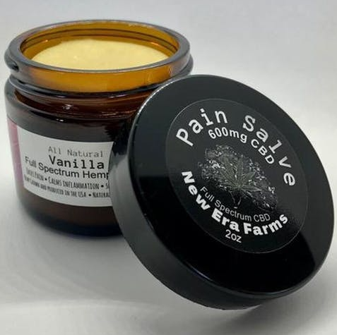 Photograph of product: New Era Farms 600mg CBD Pain Salve | Vanilla