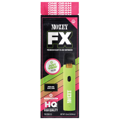 Photograph of product: Mozey Melon Baller Disposable Vape Pen 1:1 TH-oui/CBD 1g