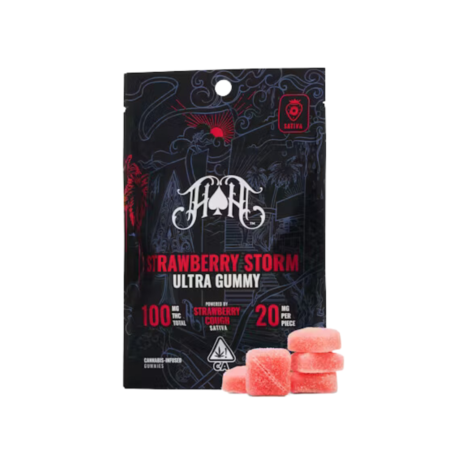 Photograph of product: STRAWBERRY STORM ULTRA GUMMIES