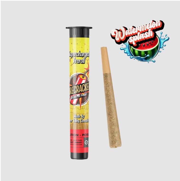 Photograph of product: Watermelon Splash Firecracker Infused Pre-Roll | 1g