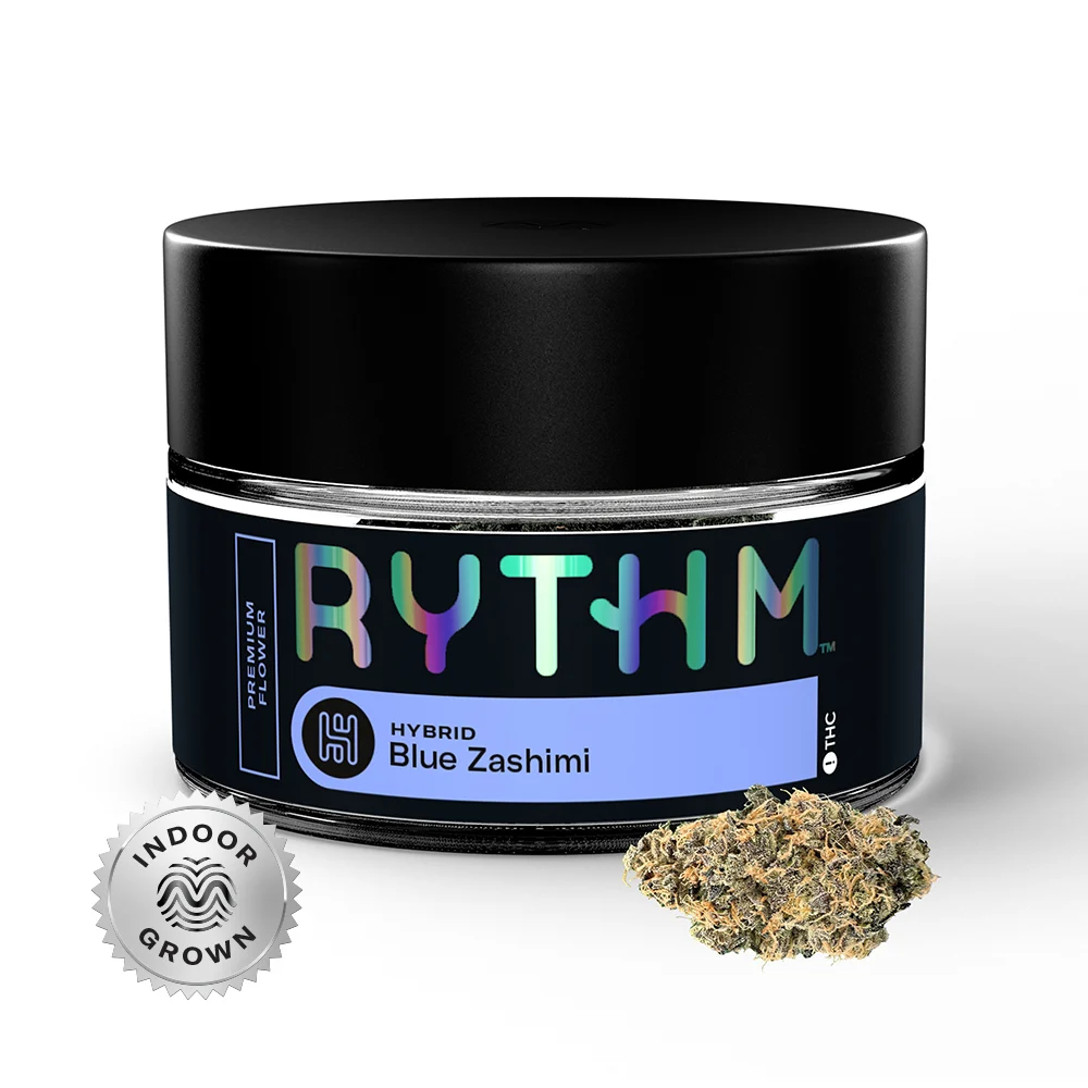 Photograph of product: Rythm - Blue Zashimi - Premium Flower - 3.5g
