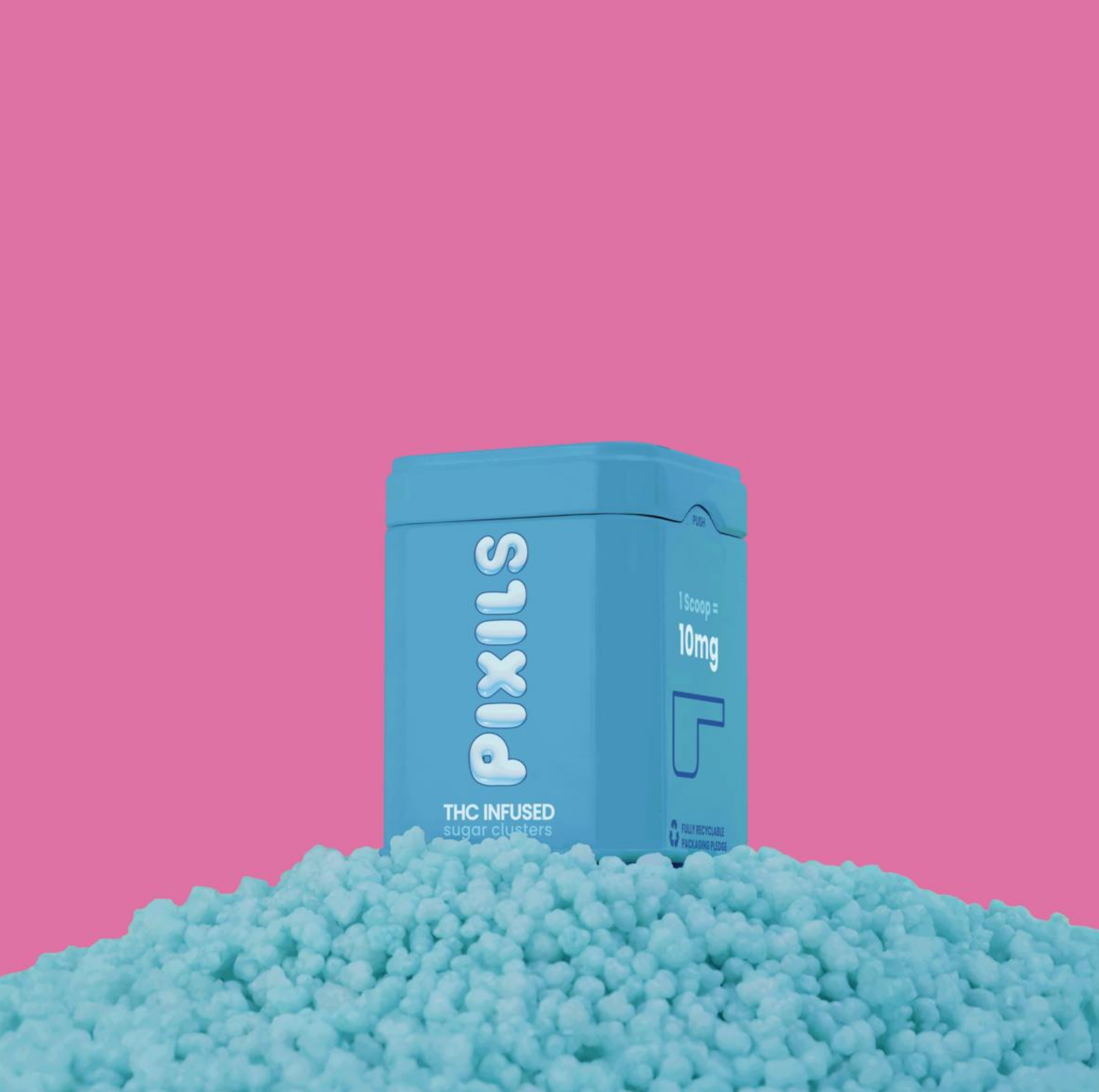 Photograph of product: Dream - Blue Raspberry Pixils Nerds Clusters 200mg