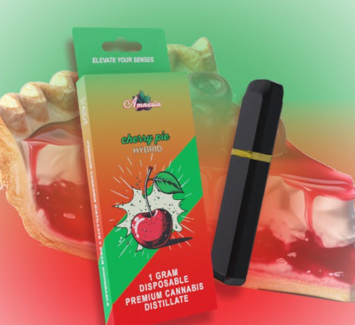 Photograph of product: Amnesia - Cherry Pie - 1g Disposable Vape