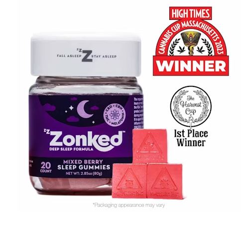 Photograph of product: Sleepy Mixed Berry  1:1:1 TH-oui:CBD:CBN | 20 Pack | 100mg