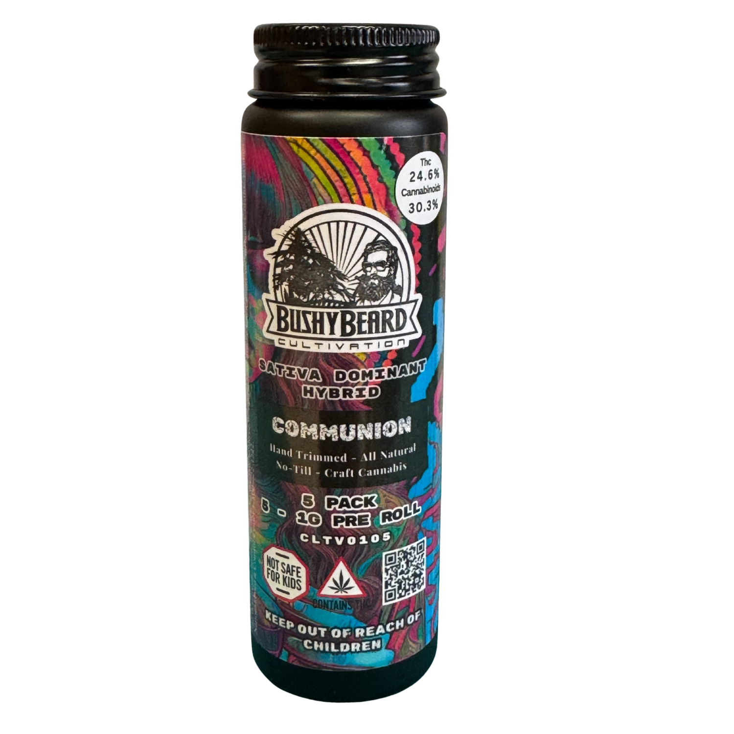 Photograph of product: Communion I Pre-rolls 1g-5pk I Bushy Beard