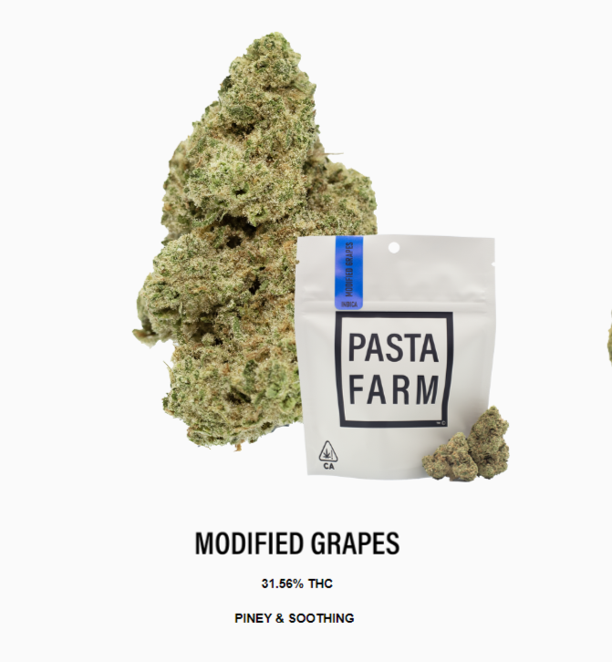 Photograph of product: Pasta Farms Modified Grapes - 3.5g