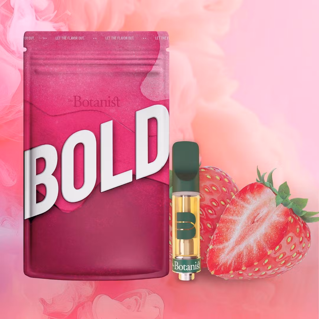 Photograph of product: THE BOTANIST Cart 1000mg: BOLD Peach