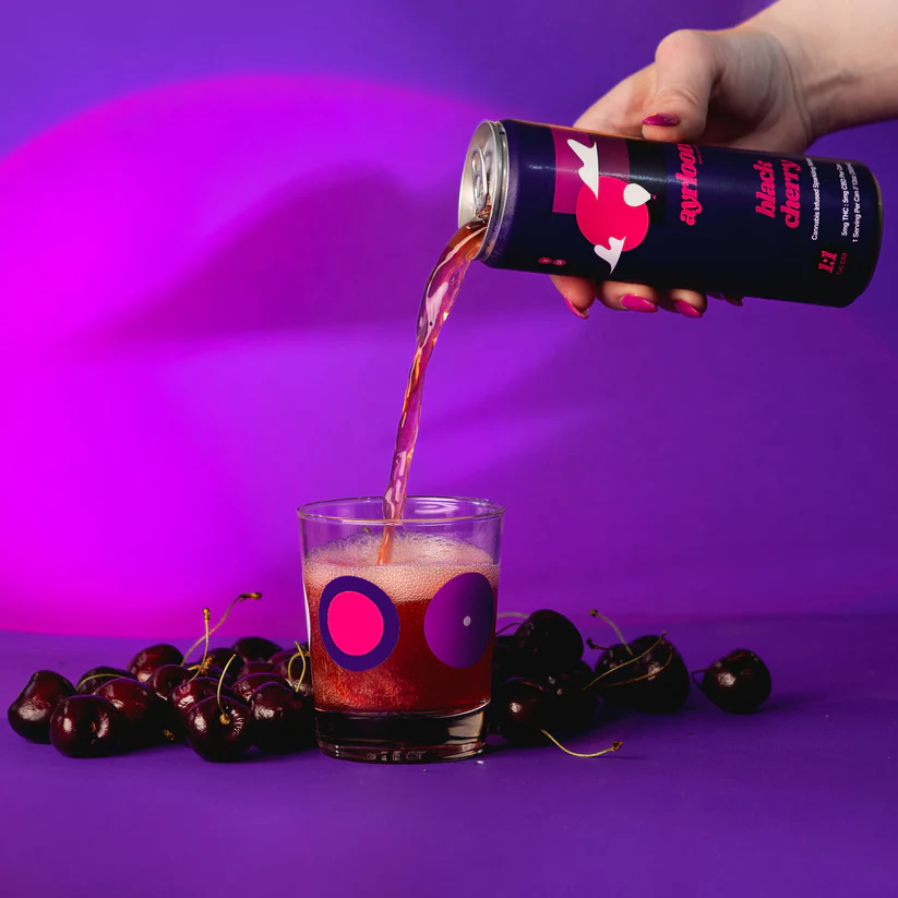Photograph of product: Ayrloom Black Cherry 2:1 Infused Sparkling Water 12 FL OZ