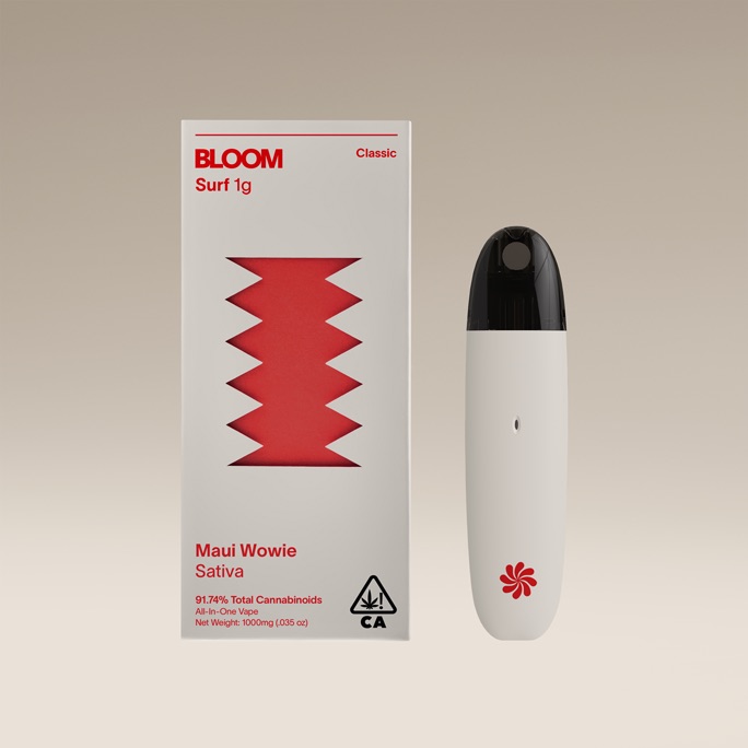 Photograph of product: Bloom | Disposable Classic Surf | Maui Wowie (S) | 1g
