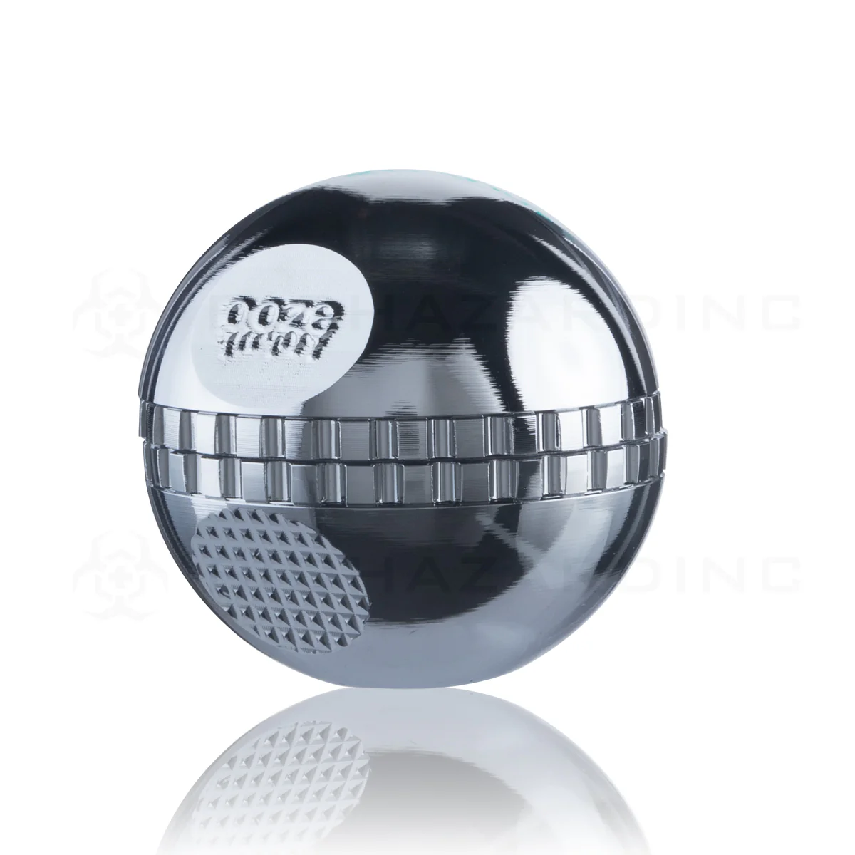 Photograph of product: OOZE Grinder Saturn Globe Magnetic 50mm Grinder - Chrome