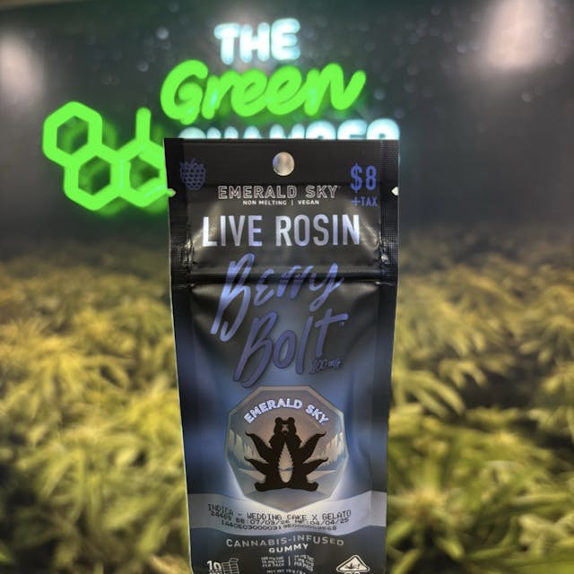 Photograph of product: Berry Bolt Live Rosin Gummy - Edible