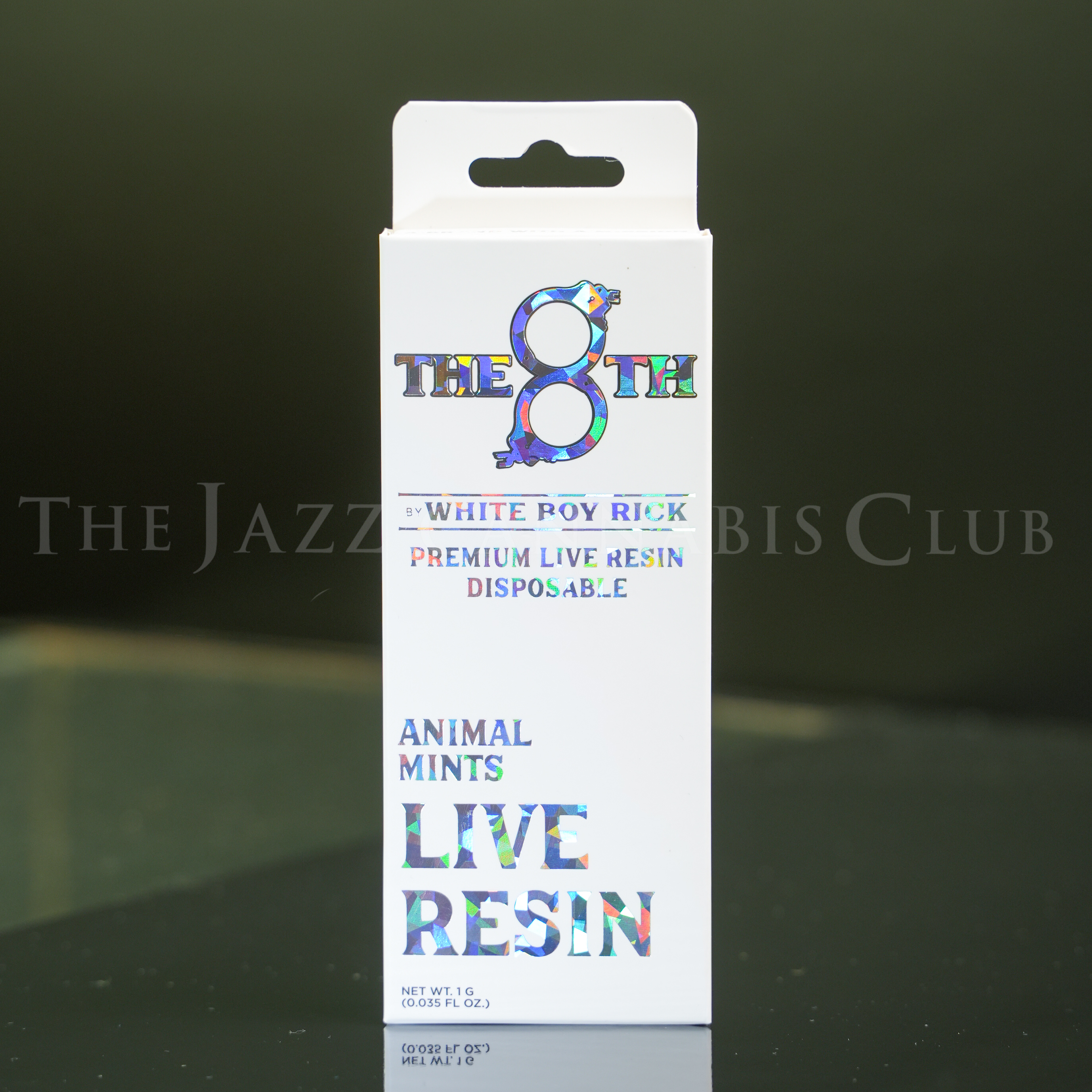 Photograph of product: The 8th White Boy Rick - Animal Mints (H) Live Resin Disposable Vape