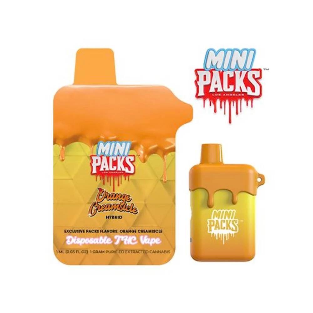 Photograph of product: ORANGE CREAMSICLE | Packs Mini Live Resin DIsposable | 1G