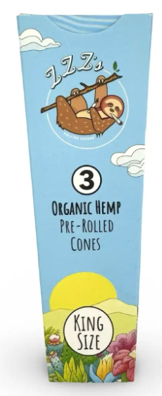 Photograph of product: Organic Hemp Cones | King Size | 3pk