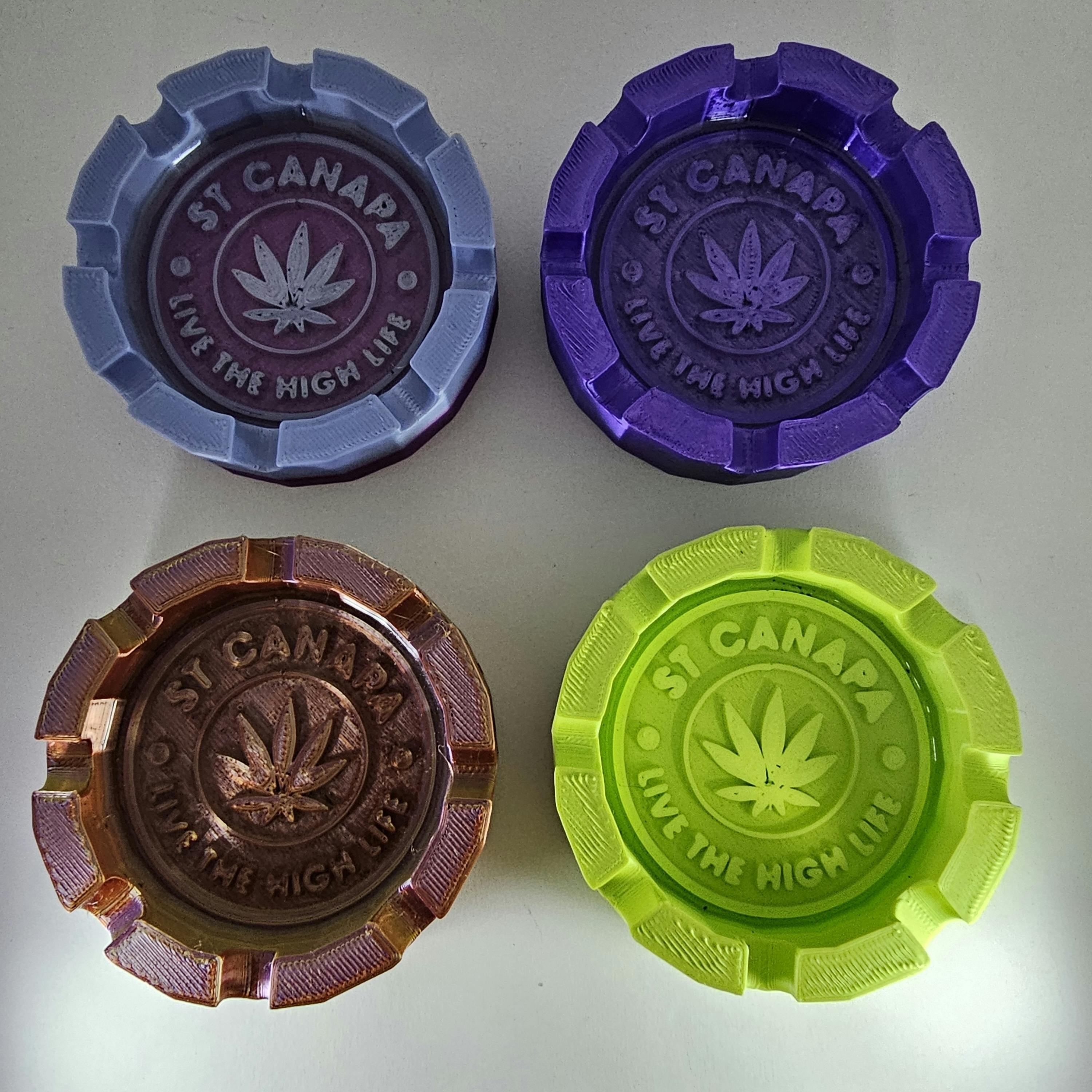 Photograph of product: 3D Printed FDA Approved Ashtray