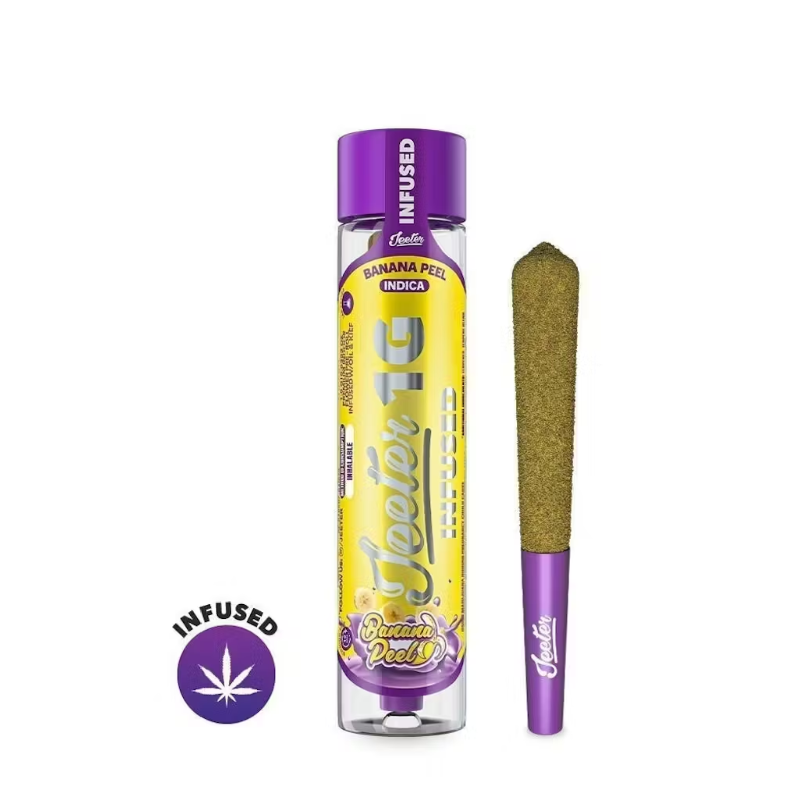 Photograph of product: 1g Infused Pre-Roll | Banana Peel | Jeeter