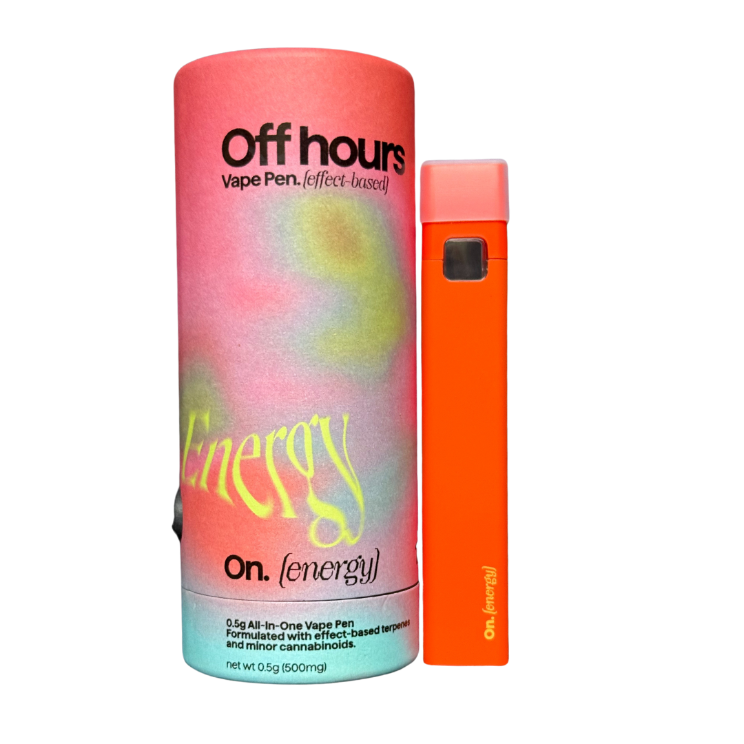Photograph of product: Offhours Vapes On [Energy] 83.2% TH-oui AIO .5g