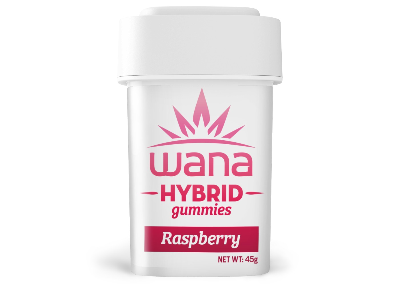 Photograph of product: Classic Raspberry Hybrid Gummies [10 Pack] | 100mg